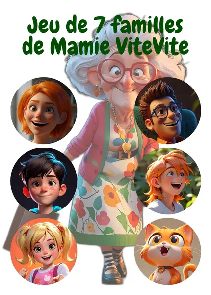 Mamie ViteVite - Jeu de 7 familles