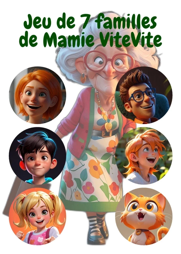Mamie ViteVite - Jeu de 7 familles