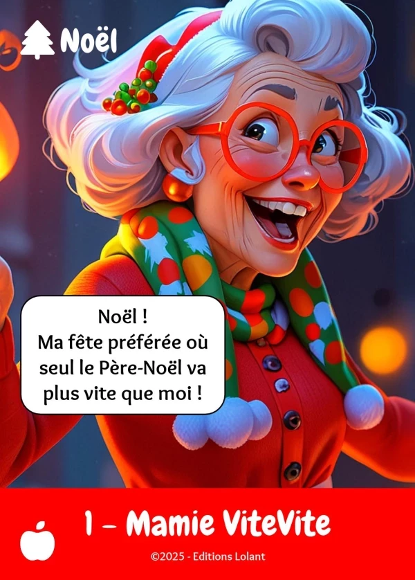 Mamie ViteVite - Jeu de 7 familles - 